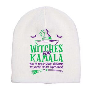 Witches For Kamala Harris Election 2024 Halloween Short Acrylic Beanie