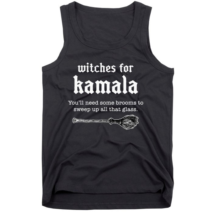 Witches For Kamala Kamala Halloween Witch Feminist Tank Top