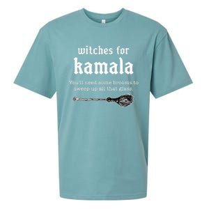 Witches For Kamala Kamala Halloween Witch Feminist Sueded Cloud Jersey T-Shirt