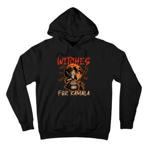 Witches For Kamala Halloween Harris 2024 Tall Hoodie