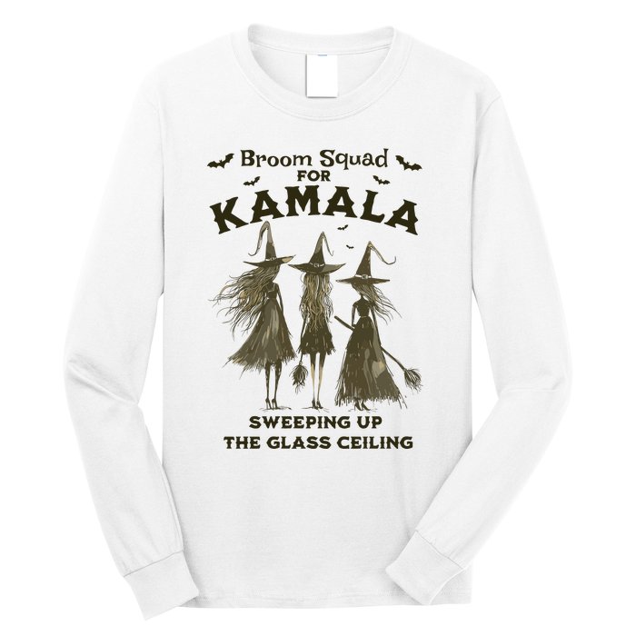 Witches For Kamala Halloween Witch Long Sleeve Shirt