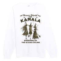 Witches For Kamala Halloween Witch Premium Crewneck Sweatshirt