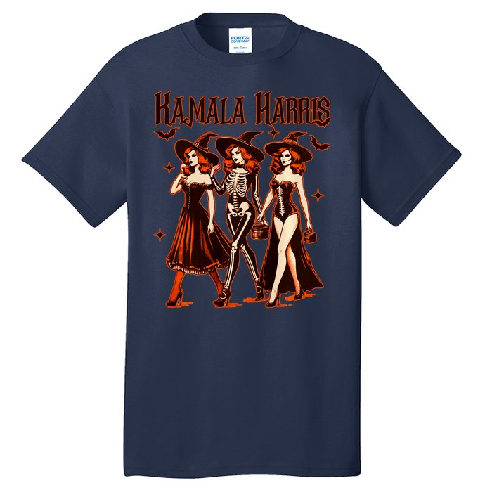 Witches For Kamala Harris Election 2024 Halloween Vote Tall T-Shirt