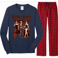 Witches For Kamala Harris Election 2024 Halloween Vote Long Sleeve Pajama Set