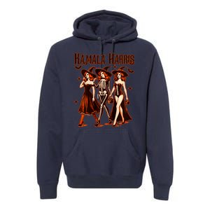 Witches For Kamala Harris Election 2024 Halloween Vote Premium Hoodie