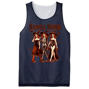 Witches For Kamala Harris Election 2024 Halloween Vote Mesh Reversible Basketball Jersey Tank