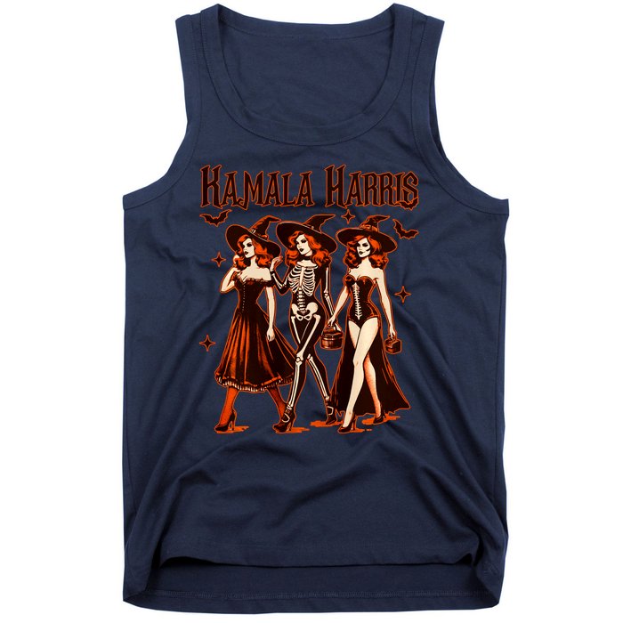 Witches For Kamala Harris Election 2024 Halloween Vote Tank Top