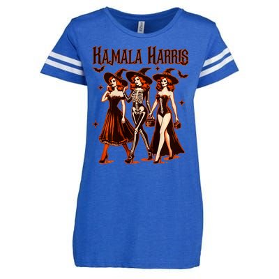 Witches For Kamala Harris Election 2024 Halloween Vote Enza Ladies Jersey Football T-Shirt