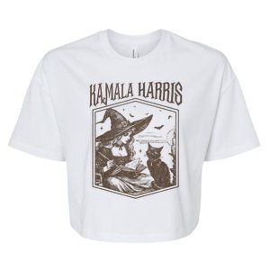 Witches For Kamala Harris Election 2024 Halloween Vote Bella+Canvas Jersey Crop Tee