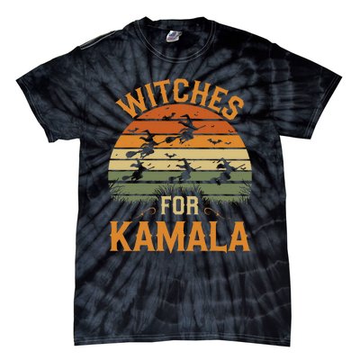 Witches For Kamala Harris Political Election 2024 Tie-Dye T-Shirt