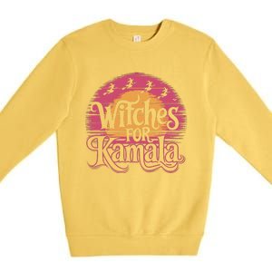 Witches For Kamala Harris Political Election 2024 Premium Crewneck Sweatshirt