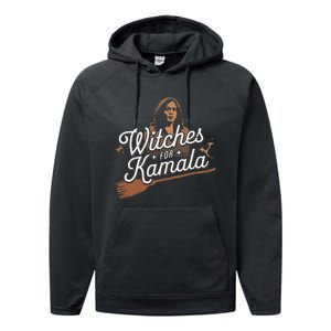 Witches For Kamala Harris Political Election 2024 Performance Fleece Hoodie