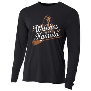 Witches For Kamala Harris Political Election 2024 Cooling Performance Long Sleeve Crew