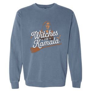 Witches For Kamala Harris Political Election 2024 Garment-Dyed Sweatshirt