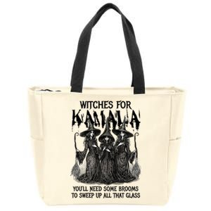 Witches For Kamala YouLl Need Some Brooms To Sweep Up All Zip Tote Bag