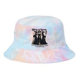 Witches For Kamala Youll Need Some Brooms To Sweep Up Tie Dye Newport Bucket Hat