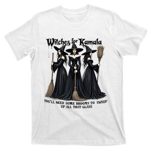 Witches For Kamala Youll Need Some Brooms To Sweep Up T-Shirt