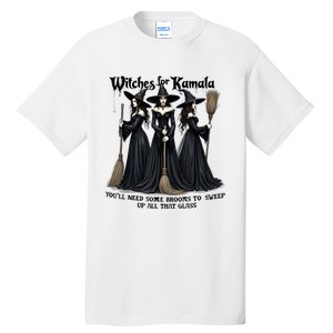 Witches For Kamala Youll Need Some Brooms To Sweep Up Tall T-Shirt