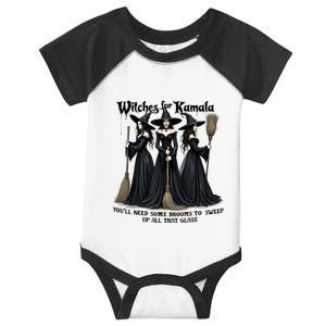 Witches For Kamala Youll Need Some Brooms To Sweep Up Infant Baby Jersey Bodysuit