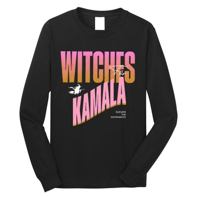 Witches For Kamala Funny Halloween 2024 Long Sleeve Shirt