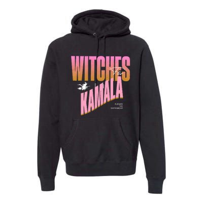 Witches For Kamala Funny Halloween 2024 Premium Hoodie