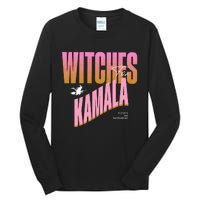 Witches For Kamala Funny Halloween 2024 Tall Long Sleeve T-Shirt