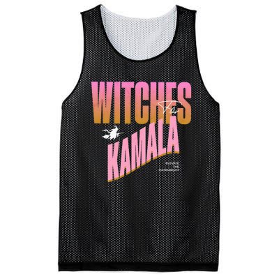 Witches For Kamala Funny Halloween 2024 Mesh Reversible Basketball Jersey Tank