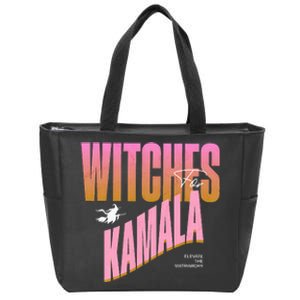 Witches For Kamala Funny Halloween 2024 Zip Tote Bag