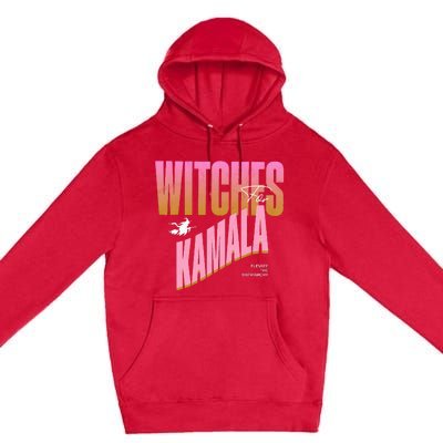 Witches For Kamala Funny Halloween 2024 Premium Pullover Hoodie