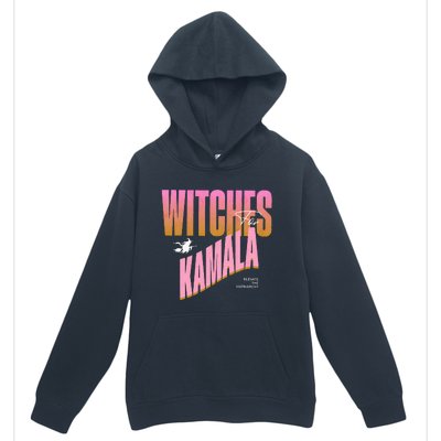 Witches For Kamala Funny Halloween 2024 Urban Pullover Hoodie