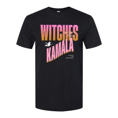 Witches For Kamala Funny Halloween 2024 Softstyle® CVC T-Shirt