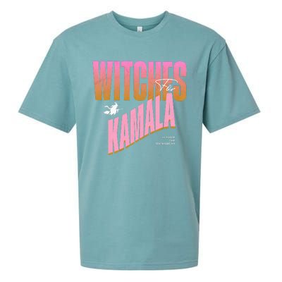 Witches For Kamala Funny Halloween 2024 Sueded Cloud Jersey T-Shirt