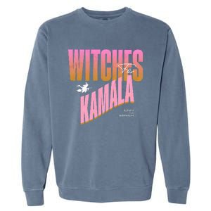 Witches For Kamala Halloween 2024 Garment-Dyed Sweatshirt