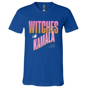 Witches For Kamala Halloween 2024 V-Neck T-Shirt