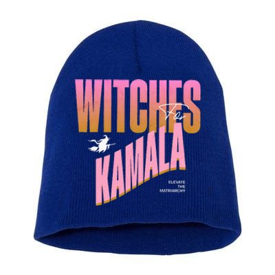 Witches For Kamala Halloween 2024 Short Acrylic Beanie