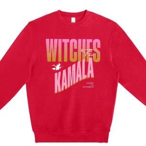 Witches For Kamala Halloween 2024 Premium Crewneck Sweatshirt