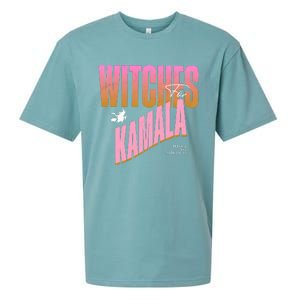 Witches For Kamala Halloween 2024 Sueded Cloud Jersey T-Shirt