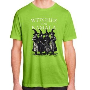 Witches For Kamala Feminist Political Election Halloween Adult ChromaSoft Performance T-Shirt