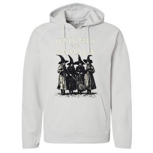 Witches For Kamala Feminist Political Election Halloween Performance Fleece Hoodie