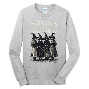 Witches For Kamala Feminist Political Election Halloween Tall Long Sleeve T-Shirt