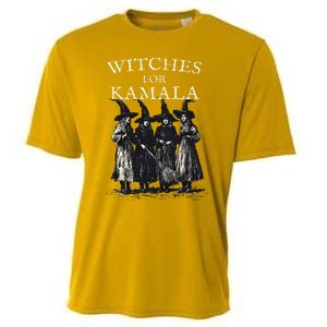 Witches For Kamala Feminist Political Election Halloween Cooling Performance Crew T-Shirt