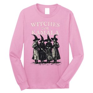 Witches For Kamala Feminist Political Election Halloween Long Sleeve Shirt