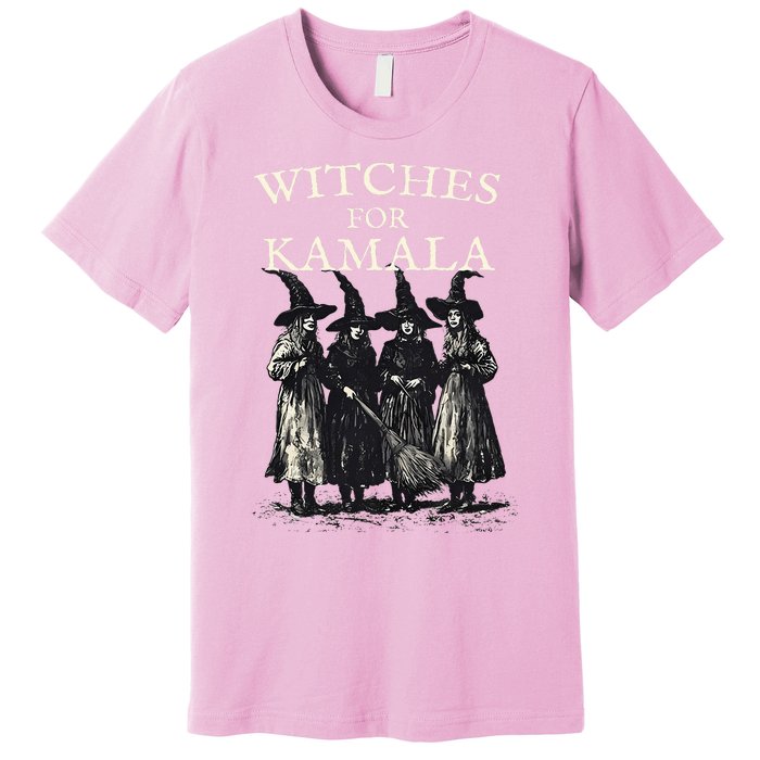 Witches For Kamala Feminist Political Election Halloween Premium T-Shirt