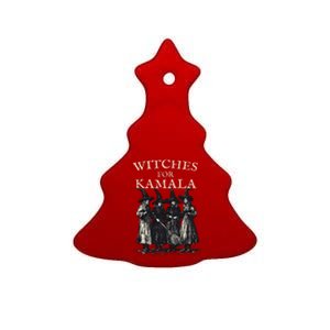 Witches For Kamala Feminist Political Election Halloween Ceramic Tree Ornament