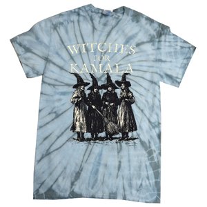 Witches For Kamala Feminist Political Election Halloween Tie-Dye T-Shirt