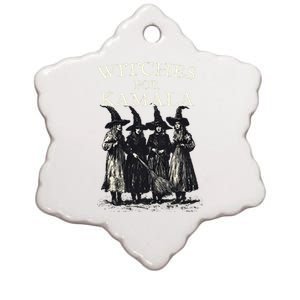 Witches For Kamala Feminist Political Election Halloween Ceramic Star Ornament