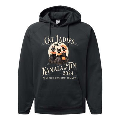 Witches For Kamala Harris Halloween Performance Fleece Hoodie