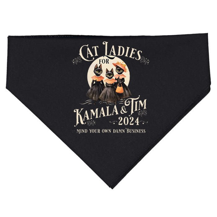 Witches For Kamala Harris Halloween USA-Made Doggie Bandana