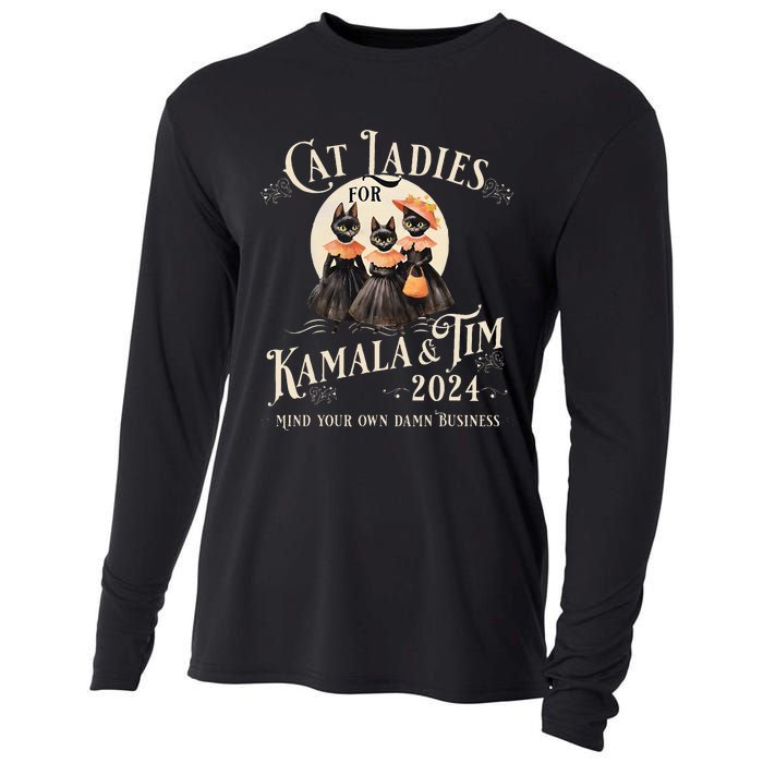 Witches For Kamala Harris Halloween Cooling Performance Long Sleeve Crew