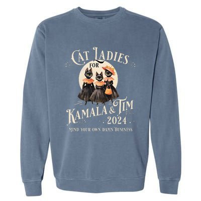 Witches For Kamala Harris Halloween Garment-Dyed Sweatshirt